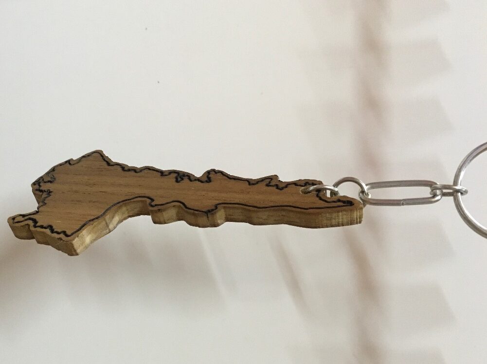 Custom Wood Keychain